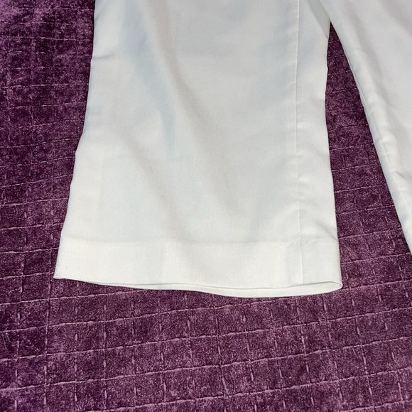 Suzy Sheri wide leg white capri cropped pants size 14/16 plus size - Picture 3 of 6